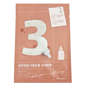 numbuzin No.3 Tingle-Pore Softening Serum Sheet Mask 27ml – Texture Smoothing & Pore Care
